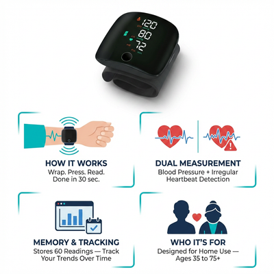 SmartCare+ Blood Pressure Monitor