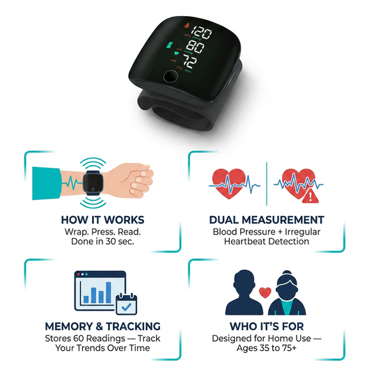 SmartCare+ Blood Pressure Monitor